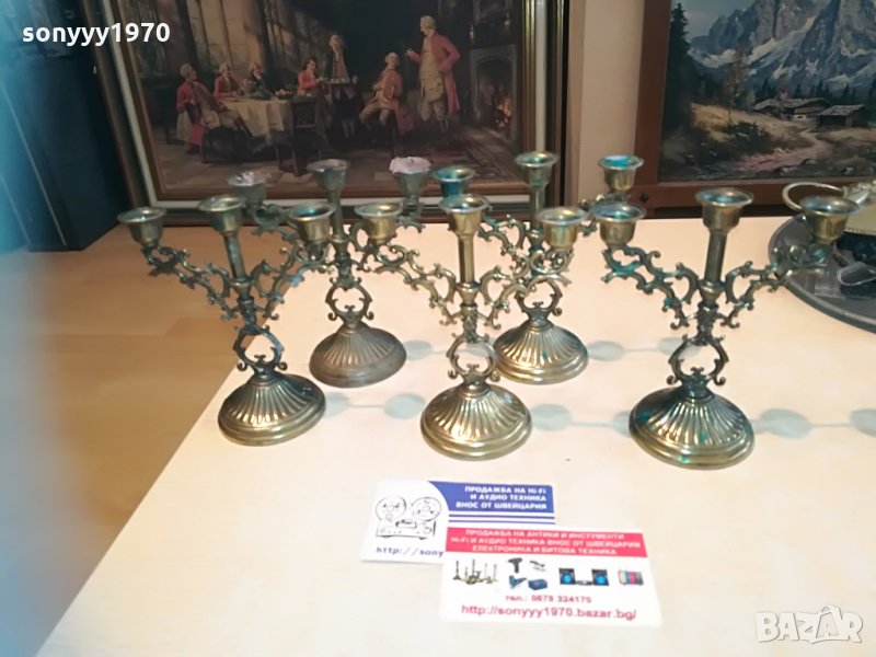 свещници-125лв за брои-внос швеицария, снимка 1