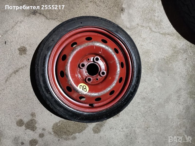 Резервна гума тип патерица за Фиат 14 цола 4х98, снимка 1