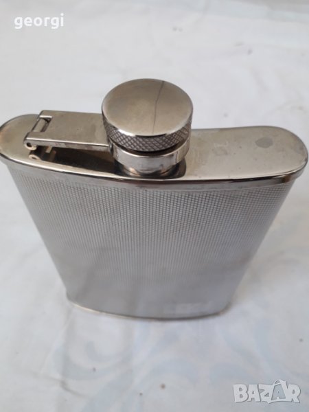 Малка иноксова бутилка за уиски, снимка 1