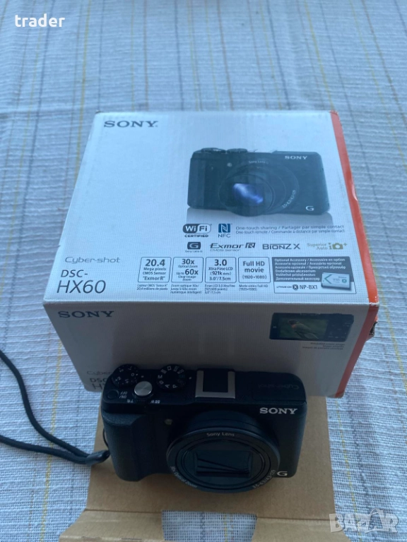 Компактна камера - Sony DSC HX60 - като нова ! , снимка 1
