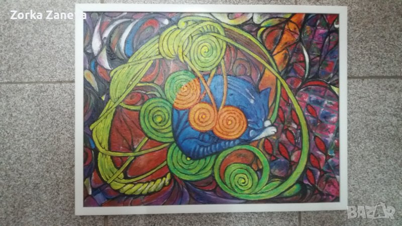 Картина,авторска,в рамка., снимка 1