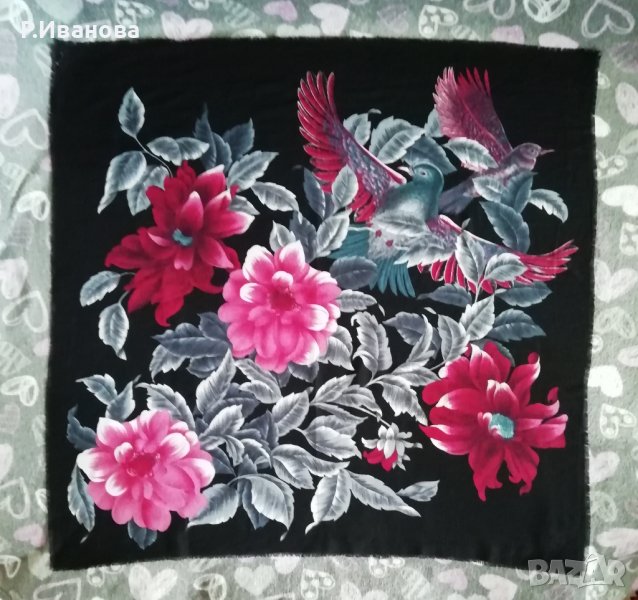 Красив дамски цветен шал, снимка 1