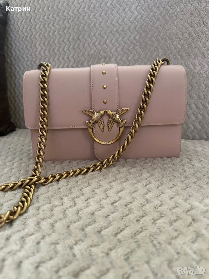 Чанта PINKO - естествена кожа, снимка 1