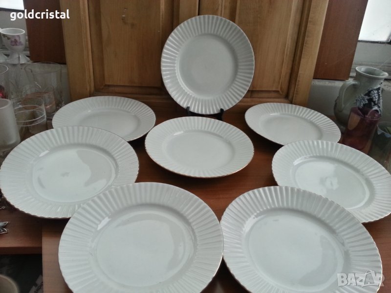 Стар български порцелан чинии , снимка 1
