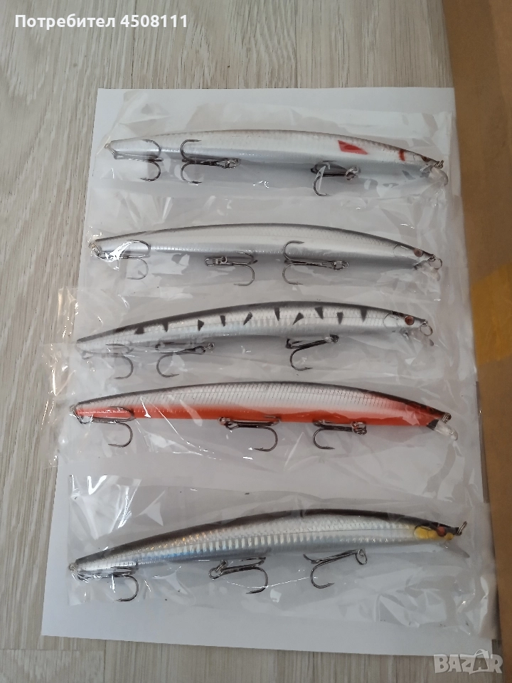 5 бр воблери, снимка 1