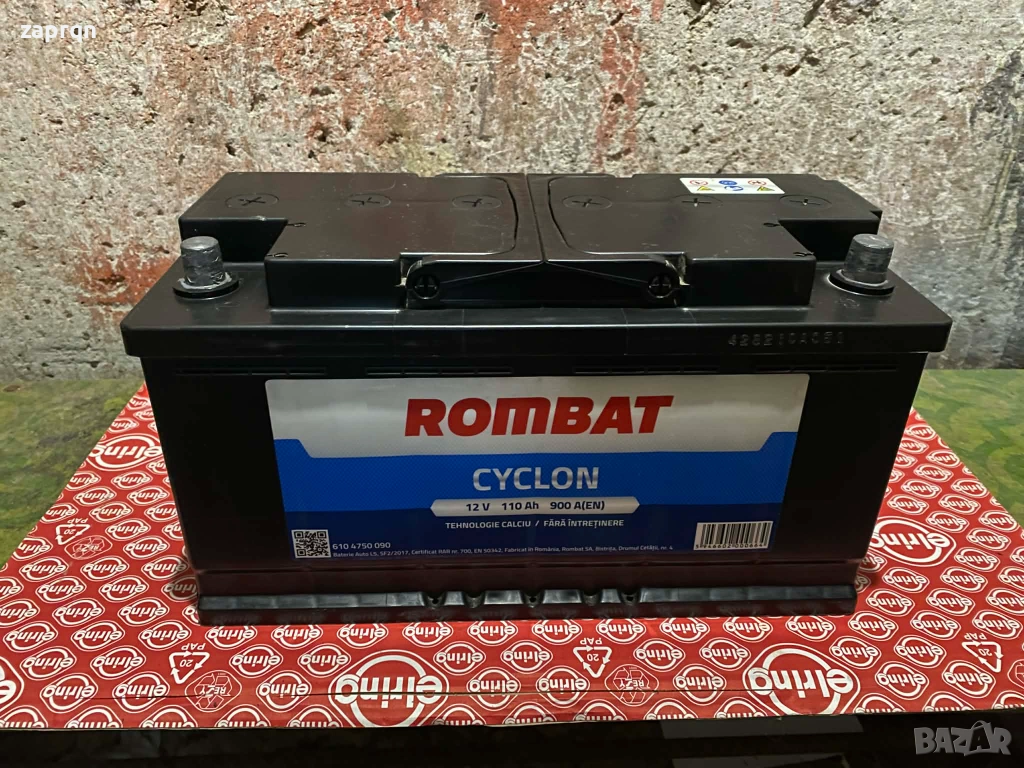 Нов акумулатор 110ам/ч 900 А с гаранция усилен стартов ток, снимка 1
