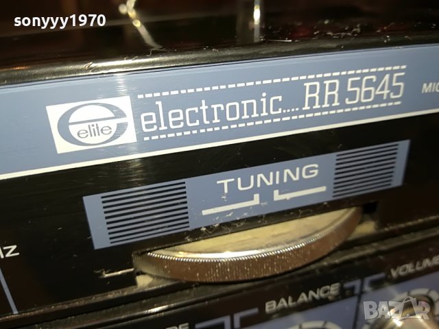 elite electronic rr5645 made in germany 0105221119, снимка 10 - Радиокасетофони, транзистори - 36617485