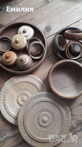 Ръчно правени дървени чинии и купи, снимка 6 - Други - 38277409
