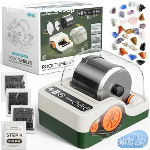 Нова Машина за полиране на камъни Jofuni – STEM подарък за деца и възрастни