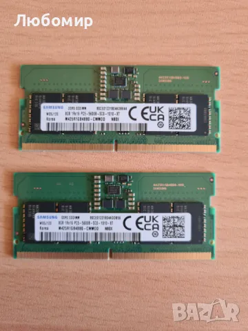 рам за лаптоп 2x8GB DDR5 5800, снимка 1