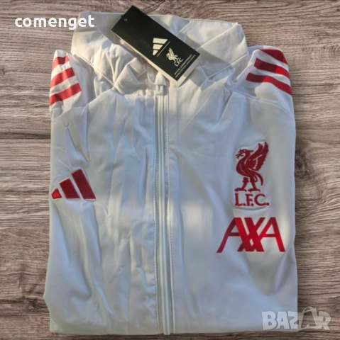 МОДЕЛ 2025! ЛИВЪРПУЛ Adidas / LIVERPOOL спортно яке Адидас, тип ветровка., снимка 4 - Спортни дрехи, екипи - 52430091