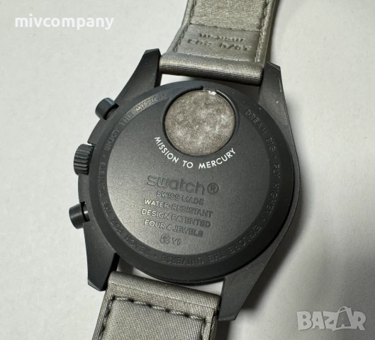 Часовник Swatch Omega Mission To Mercury, снимка 6 - Мъжки - 53232842