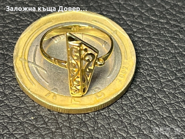 Пиано Златен пръстен Детски 14 K 585 Gold zlatni prasten, снимка 7 - Пръстени - 52841394