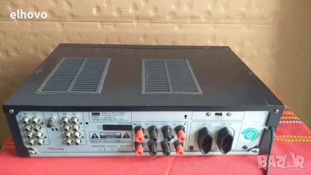 Стерео усилвател Sansui AU-G33X, снимка 3 - Ресийвъри, усилватели, смесителни пултове - 38931664
