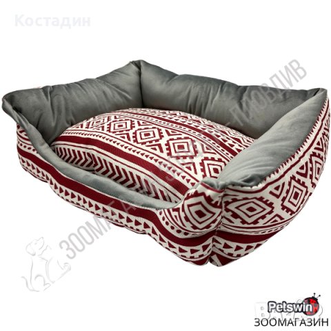 Легло за Домашен Любимец - за Куче/Коте - S, L размер - Шарена Разцветка 2