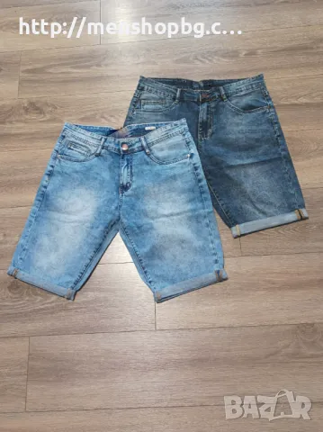 Дънкови къси панталони - бермуди код 77, снимка 2 - Къси панталони - 50224137