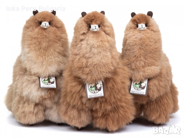  Усмихната алпака – огромна, 50 см, Sandstone