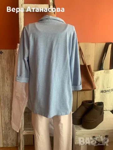 🩵🩵🩵 Блейзър в светлосин цвят💙 л/хл, снимка 3 - Сака - 49244284