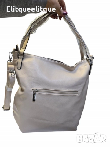 Елегантна дамска чанта с флорални мотиви, снимка 9 - Чанти - 52175550