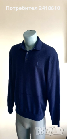POLO Ralph Lauren  Merino  Knit Mens Size L ОРИГИНАЛ! Mъжки Пуловер, снимка 13 - Пуловери - 52918855