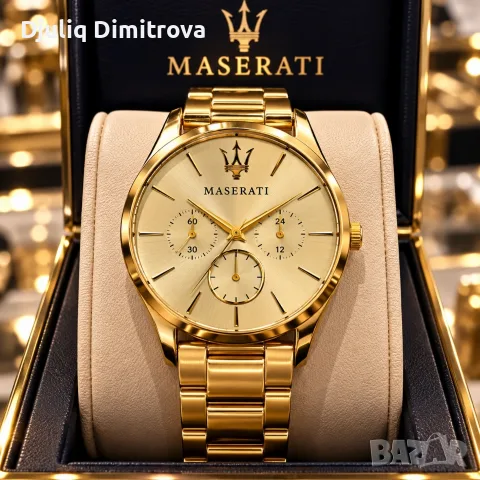 Maserati Executive Chronograph – Златен часовник
