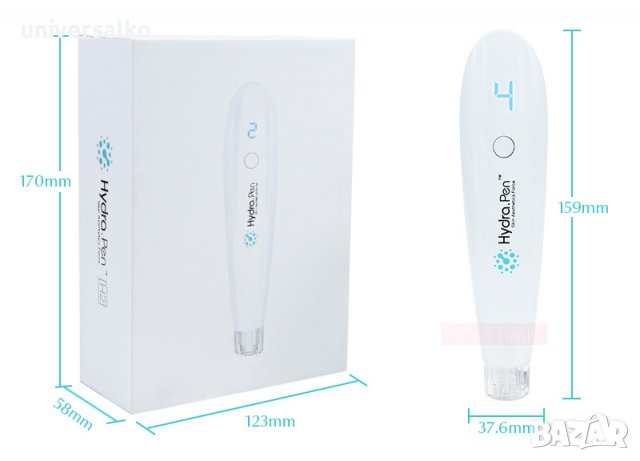 Hydra Pen мезотерапия за коса и кожа, стрии, косопад, акне, целулит Хидро пен, снимка 4 - Козметични уреди - 39669826