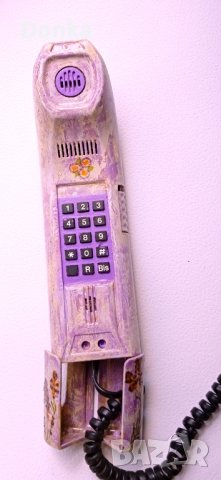 От Франция стационарен ръчно рисуван телефон
