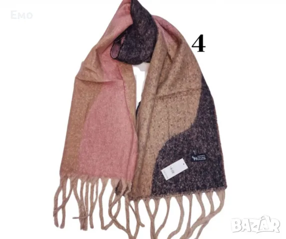 Елегантен дамски шал с цветен дизайн - Топлина и изтънченост за всеки ден, снимка 5 - Шалове - 48464259