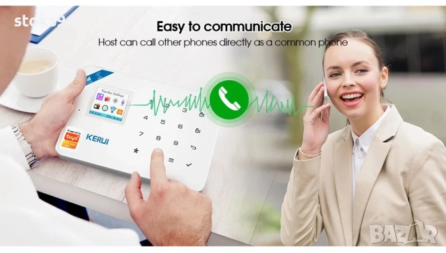 Монтаж на Gsm&WiFi компактна аларма. Известия и позвънява на телефон. Безжичен SOS бутон и звънец, снимка 7 - Аларми и алармени системи - 51444292