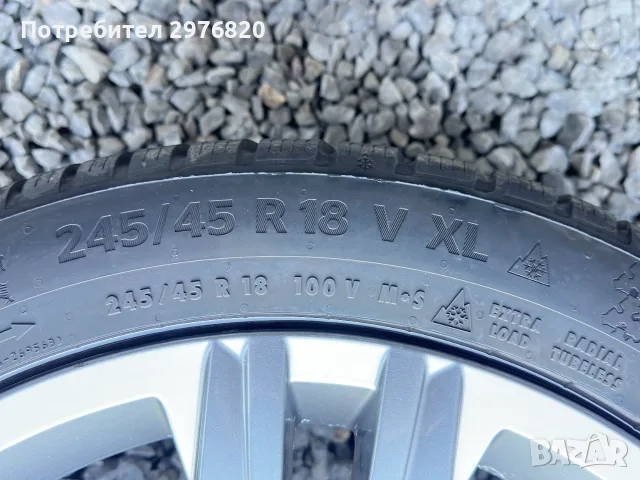Гуми с джанти 245/45R18 за VW, снимка 7 - Гуми и джанти - 56008372