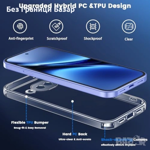 Нов Прозрачен Калъф кейс за смарфон Google Pixel 10a Anti-Shock + 2 Стъкла за екран протектор, снимка 2 - Калъфи, кейсове - 54230252