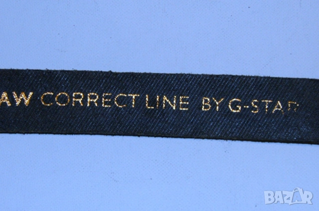 G-star черен колан от естествена кожа 80, снимка 3 - Колани - 54157438