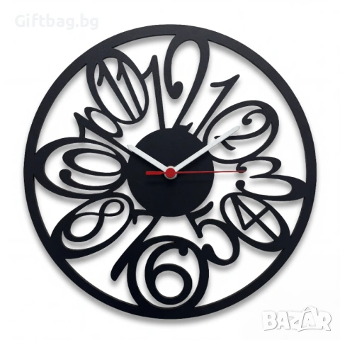 Стенен часовник „Танцуващи цифри“