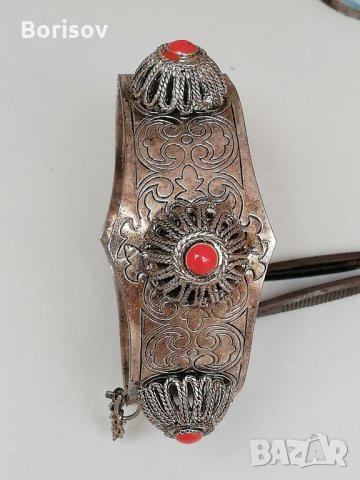 Сребърна немска гривна , снимка 2 - Антикварни и старинни предмети - 29235034