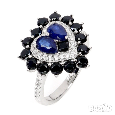 Сребърни пръстени с различни камъни, разгледайте ги всичките, снимка 2 - Пръстени - 52919950