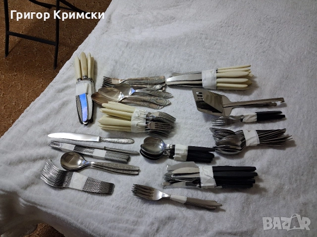 Вилици,лъжици и ножове 1бр-0,60€, снимка 2 - Прибори за хранене, готвене и сервиране - 53373884