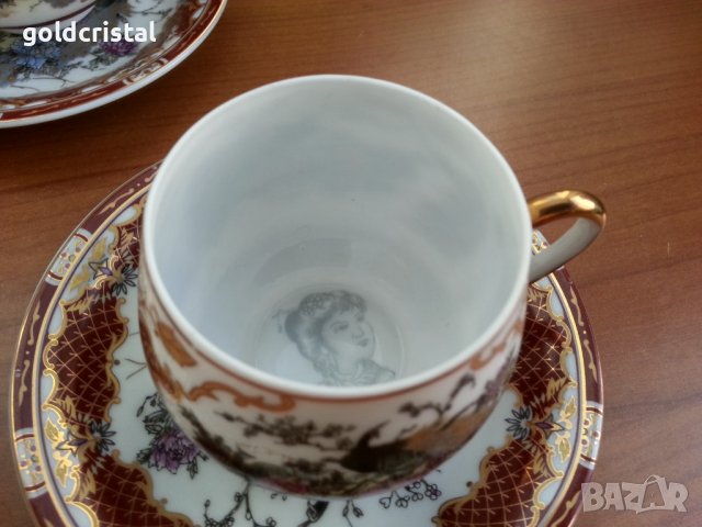 Порцеланови чаши за кафе китайски порцелан , снимка 5 - Антикварни и старинни предмети - 37624773