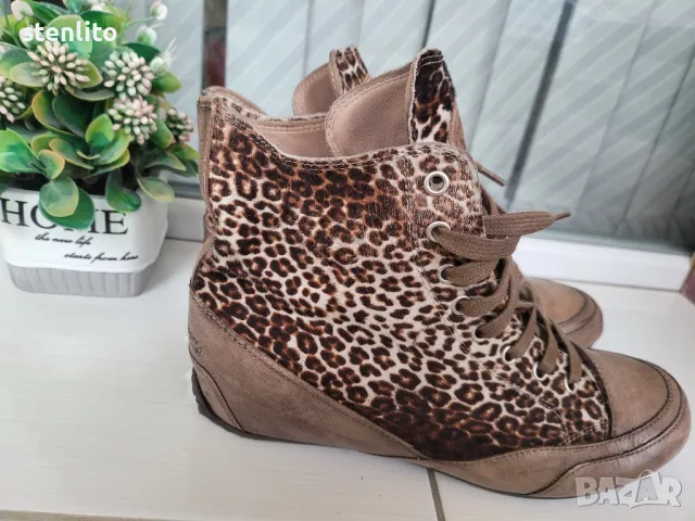 Италиански кецове естествена кожа Candice Cooper N:40, снимка 3 - Кецове - 48153764