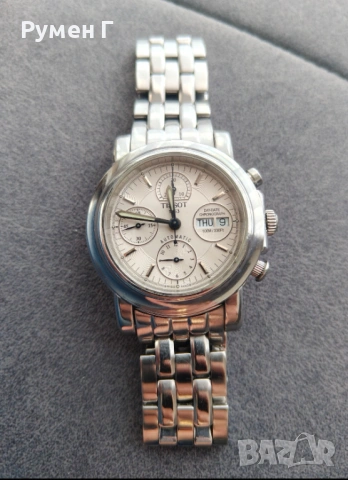 Tissot automatic chronograph Eta 7750 Valjoux, топ състояние, бартер, снимка 2 - Мъжки - 54147824