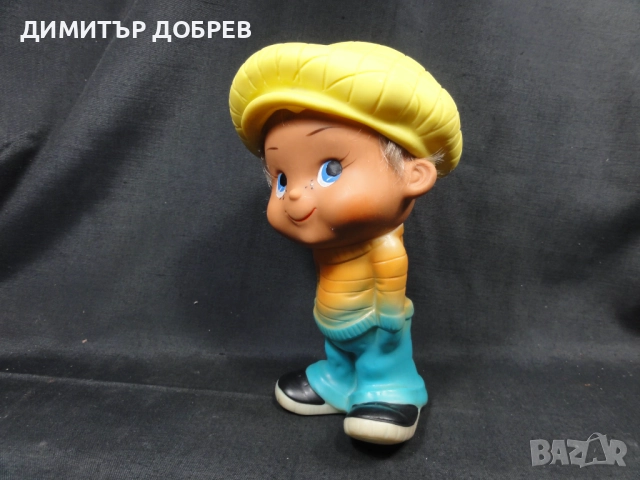 СТАРА РЕТРО СОЦ ГУМЕНА ИГРАЧКА КУКЛА ХУЛИГАНА ЧОЧКО, снимка 2 - Колекции - 52047938