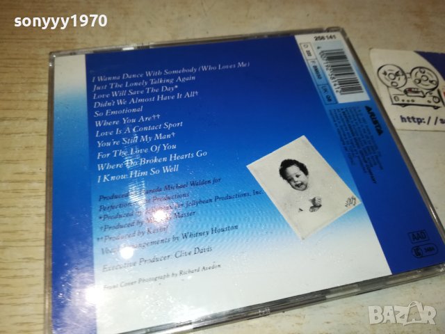 WHITNEY HOUSTON ORIGINAL CD-ВНОС GERMANY 1002241819, снимка 11 - CD дискове - 44229779