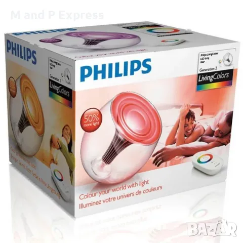 451 Цветна лампа с дистанционно Philips Living Colors, снимка 1