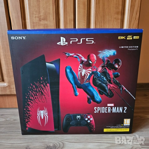PlayStation 5 Spider-Man PS5 + 4 игри ПлейСтейшън 5 Спайдърмен, снимка 10 - PlayStation конзоли - 54351942