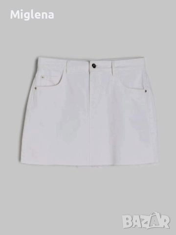 Къса дънкова пола , снимка 2 - Поли - 51617804