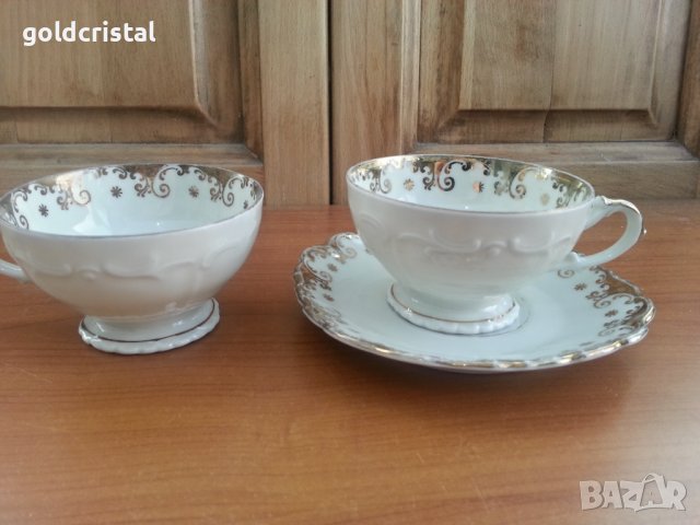 Стар немски порцелан чаши за чай кафе , снимка 10 - Други ценни предмети - 37136017