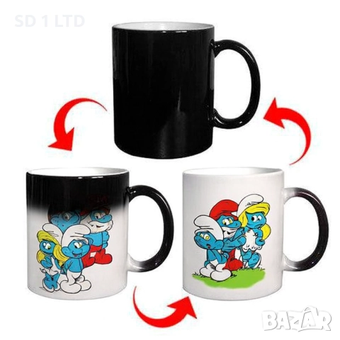 Магическа чаша по ваш дизайн персонален подарък Чаша за чай кафе рекламна чаша