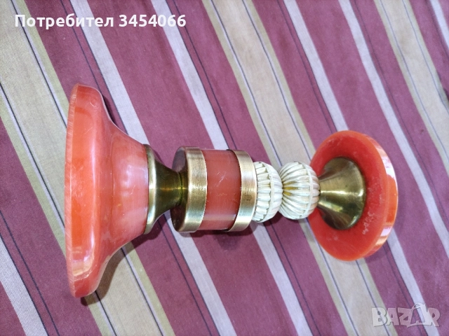 Красив свещник. , снимка 4 - Антикварни и старинни предмети - 51731422