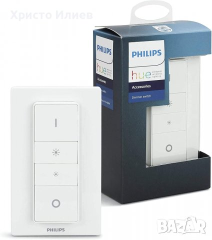 Philips Hue Димер Превклювател Димиращ Ключ Wireless, ZigBee, снимка 1 - Лед осветление - 39360484