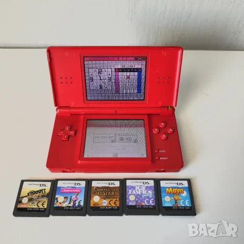 Конзола Nintendo DS lite червен, снимка 2 - Nintendo конзоли - 56000000