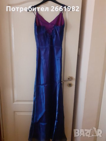 Официална дълга рокля от шифон, снимка 2 - Рокли - 32025303